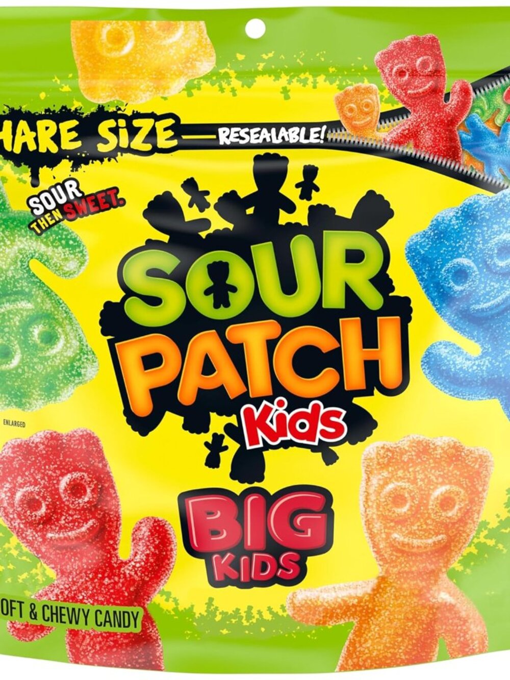 Sour Patch Kids, Big Kids Soft and Chewy Gummy Candy, Share Size, 12 Ounce
